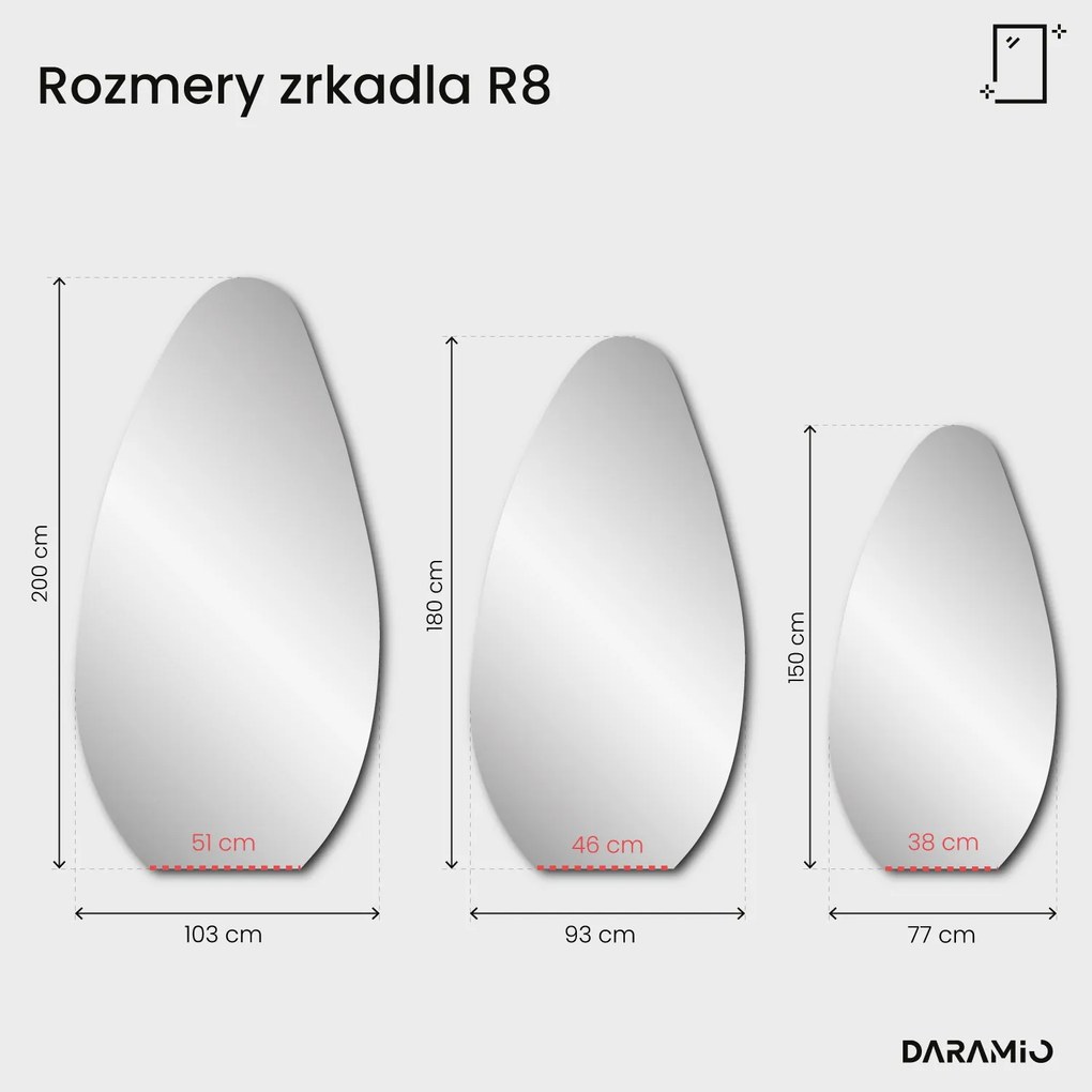 Zrkadlo Pure R8