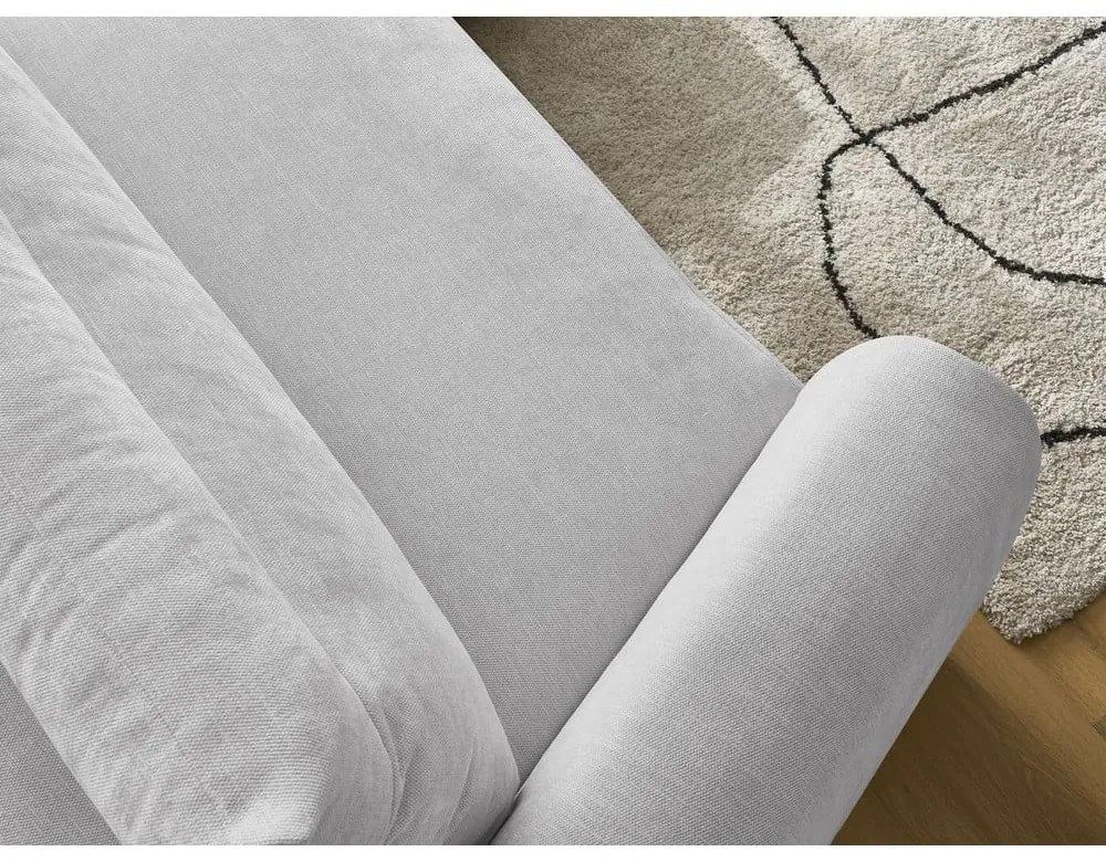 Svetlosivá rohová pohovka Aden – Bobochic Paris