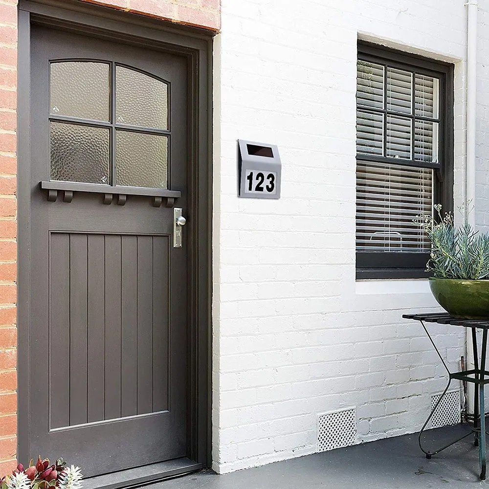 Tutumi Tutumi, Solárna lampa pre označenie domu, P60078, HOM-03613