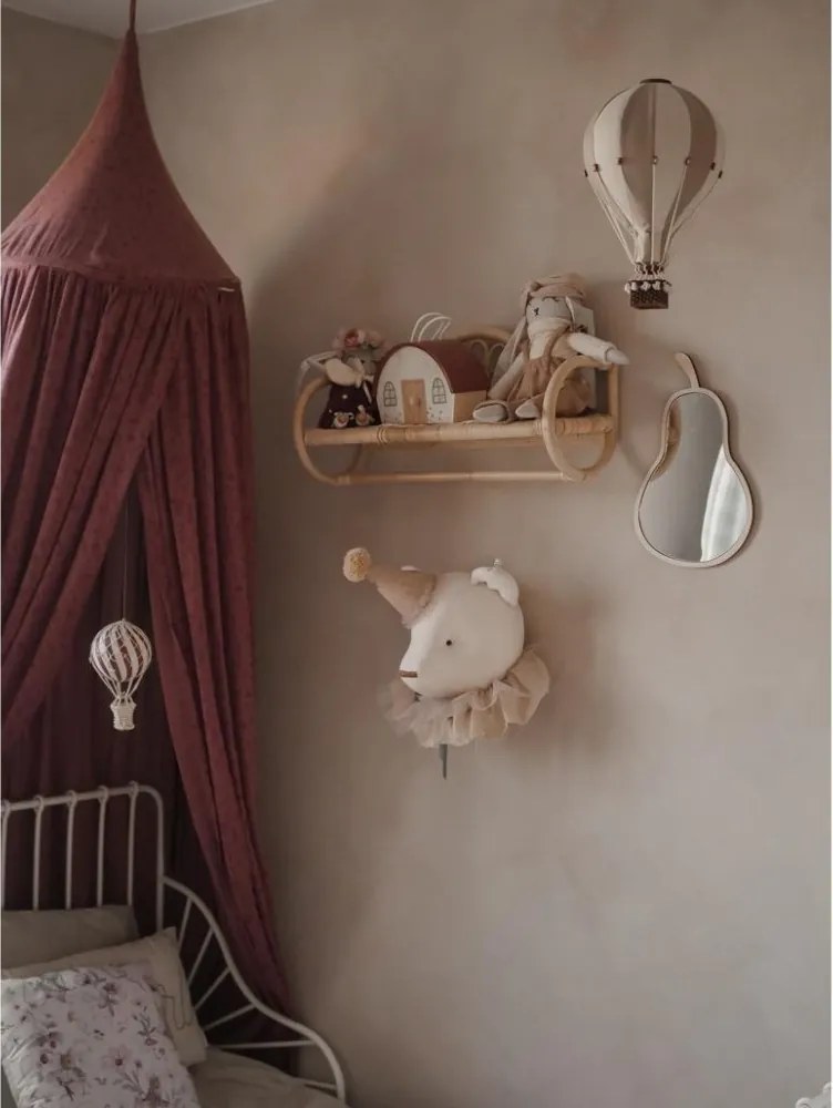 Zrkadlo hruška do detskej izby – akrylové zrkadlo z dreva 23x35 cm