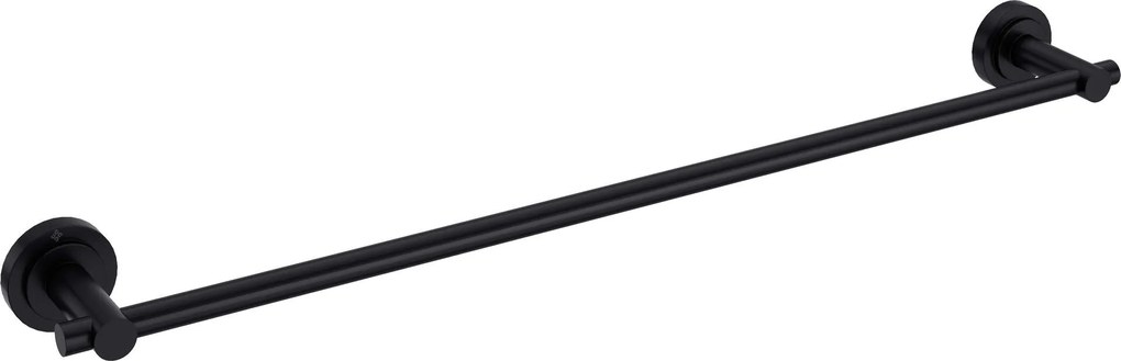 Deante Temisto, 1-radový vešiak na uterák 60cm, čierna matná, DEA-ADT_N621
