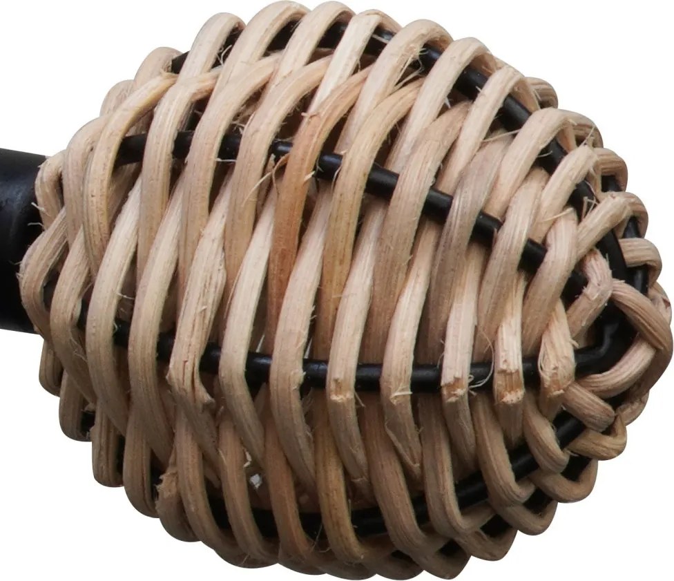 Garnyža Theta 120-210 cm, čierna matná