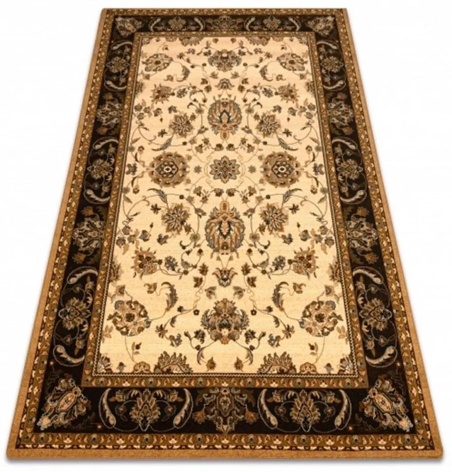 Vlnený kusový koberec Tari hnedý 235x350cm