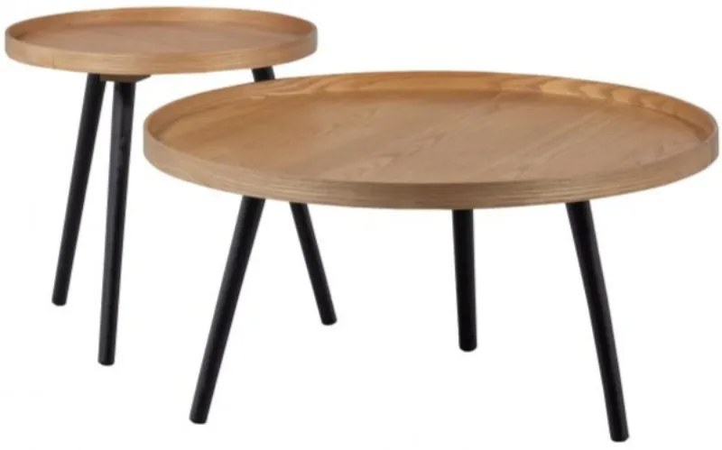 Mesa príručný stolík natural