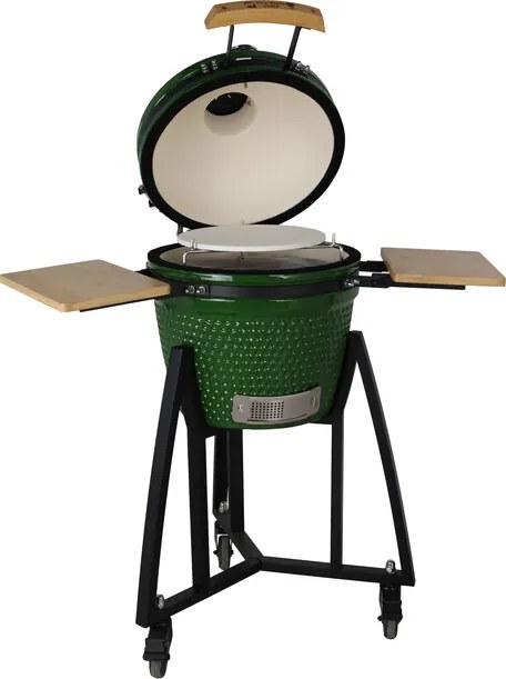 Gril Kamado Egg 16" keramický, priemer 32,5 cm, zelený