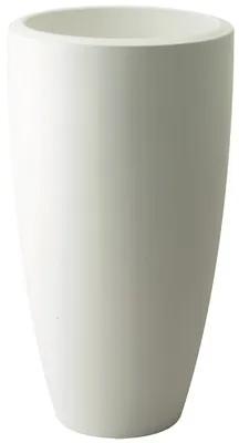 Kvetináč plastový Elho Pure Soft High Ø 30 cm x 53 cm biely