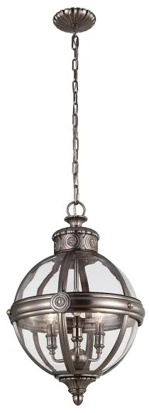 Feiss FE-ADAMS-3P-ANL - Luster na reťazi ADAMS 3xE14/60W/230V bronzová