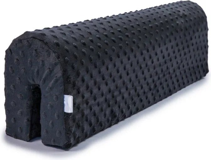 Chránič na detskú posteľ MINKY 50 cm - čierny
