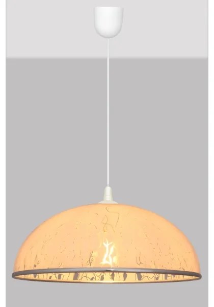 Luster na lanku CIRCLE 1xE27/15W/230V biela