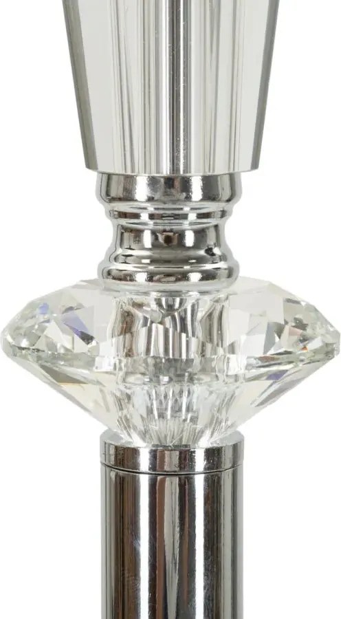 Stojacia lampa Silvery 164 cm strieborná