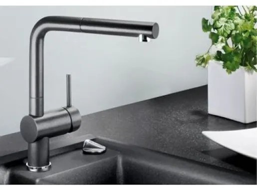 Blanco Linus - S drezová batéria s vyťahovacou sprškou antracit 516688