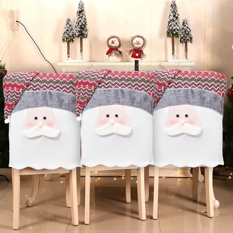 Tutumi Tutumi, poťah na operadlo stoličky Santa Claus YX22020 4 ks, CHR-00689