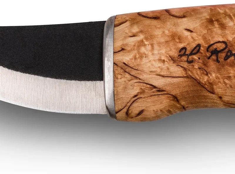 Fínsky nôž Roselli Grandfather 18cm, sobia kožušina / dárkový set