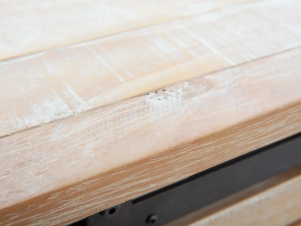 furniture-nabytek.cz - Masívna spodná skrinka pod drez Capera z borovice a MDF, lakovaná, biela/hnedá – 70×35×60 cm