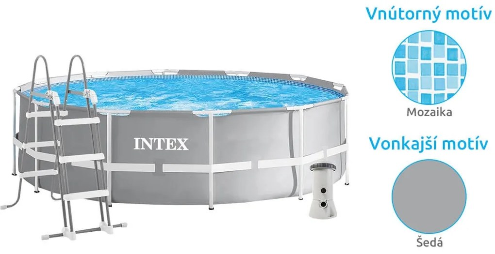 Intex | Bazén Florida Prism 3,66 x 0,99m s kartušovou filtráciou | 10340191