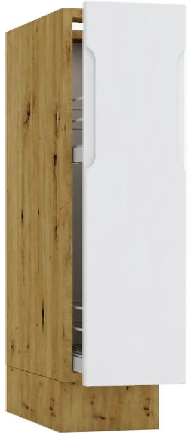 Kuchynská skrinka Isabel D20 Cargo + Kôš sivá/artisan