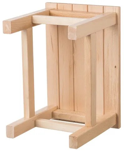 ČistéDrevo Drevená hranatá stolička