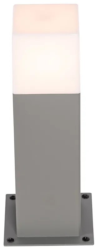 Moderná vonkajšia stojaca lampa sivá 30 cm IP44 - Denmark