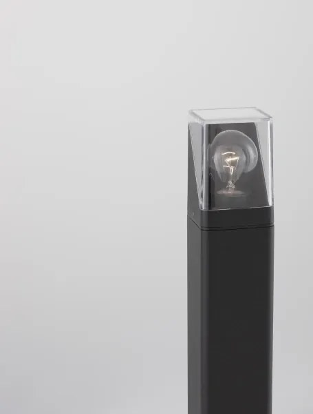 Vonkajšia záhradná lampa Selena 85 tmavo sivé