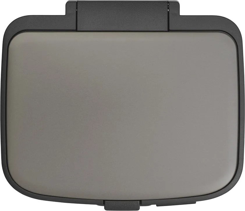 Sivý pedálový oceľový odpadkový kôš 7 l Bo – Brabantia