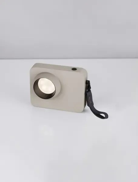 LED stmievateľná béžová stolná lampa Kedros 2