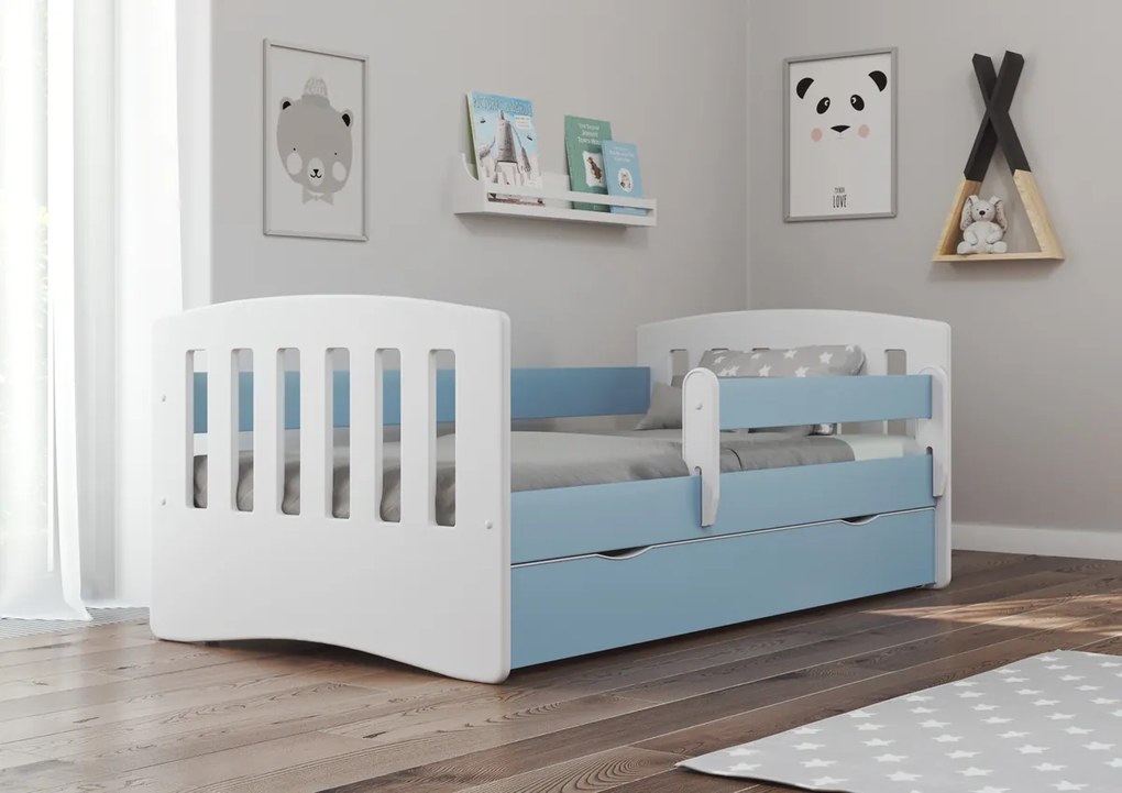Detská posteľ Ourbaby Classic modrá 180x80 cm