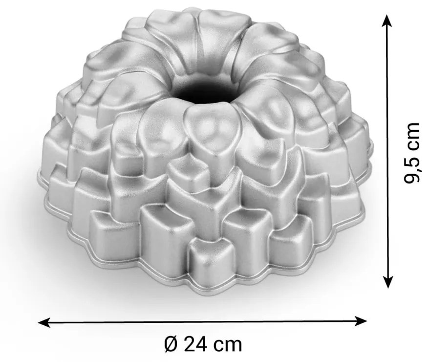 Kovová forma na pečenie bábovky Delícia – Tescoma