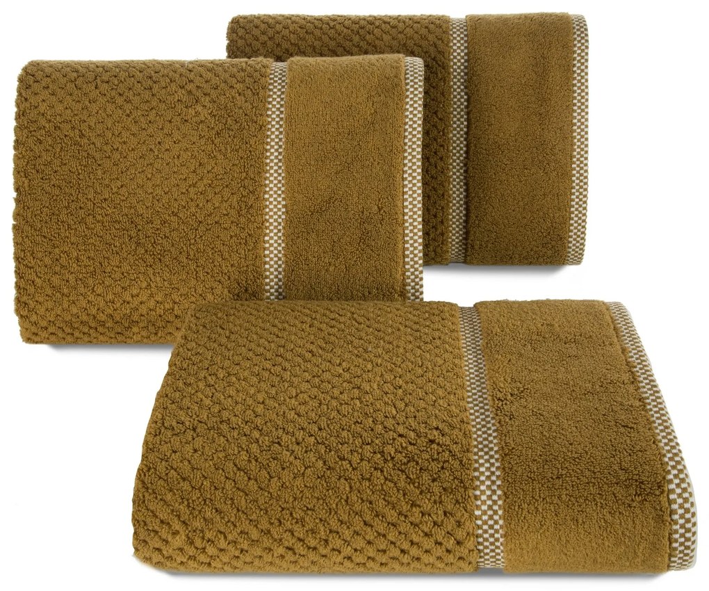 FROTÉ UTERÁK CALEB 50X90 CM MEDOVÁ