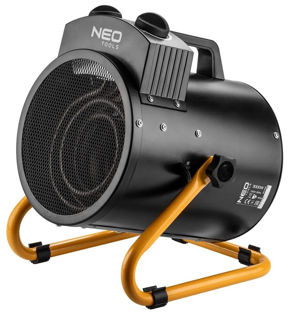 Priemyselný elektrický ohrievač 3kW IPX4 | NEO 90-068