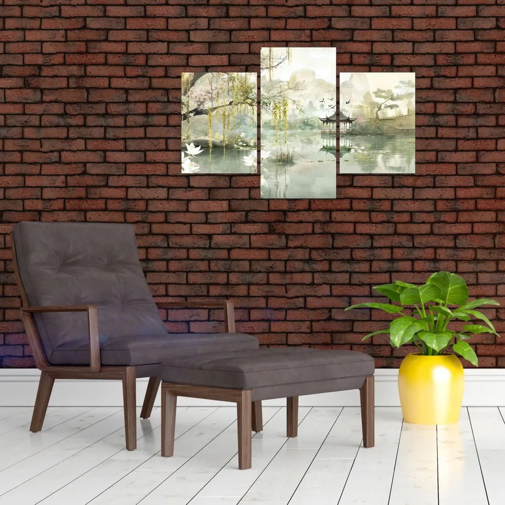 Obraz - Čínske jazero (90x60 cm)