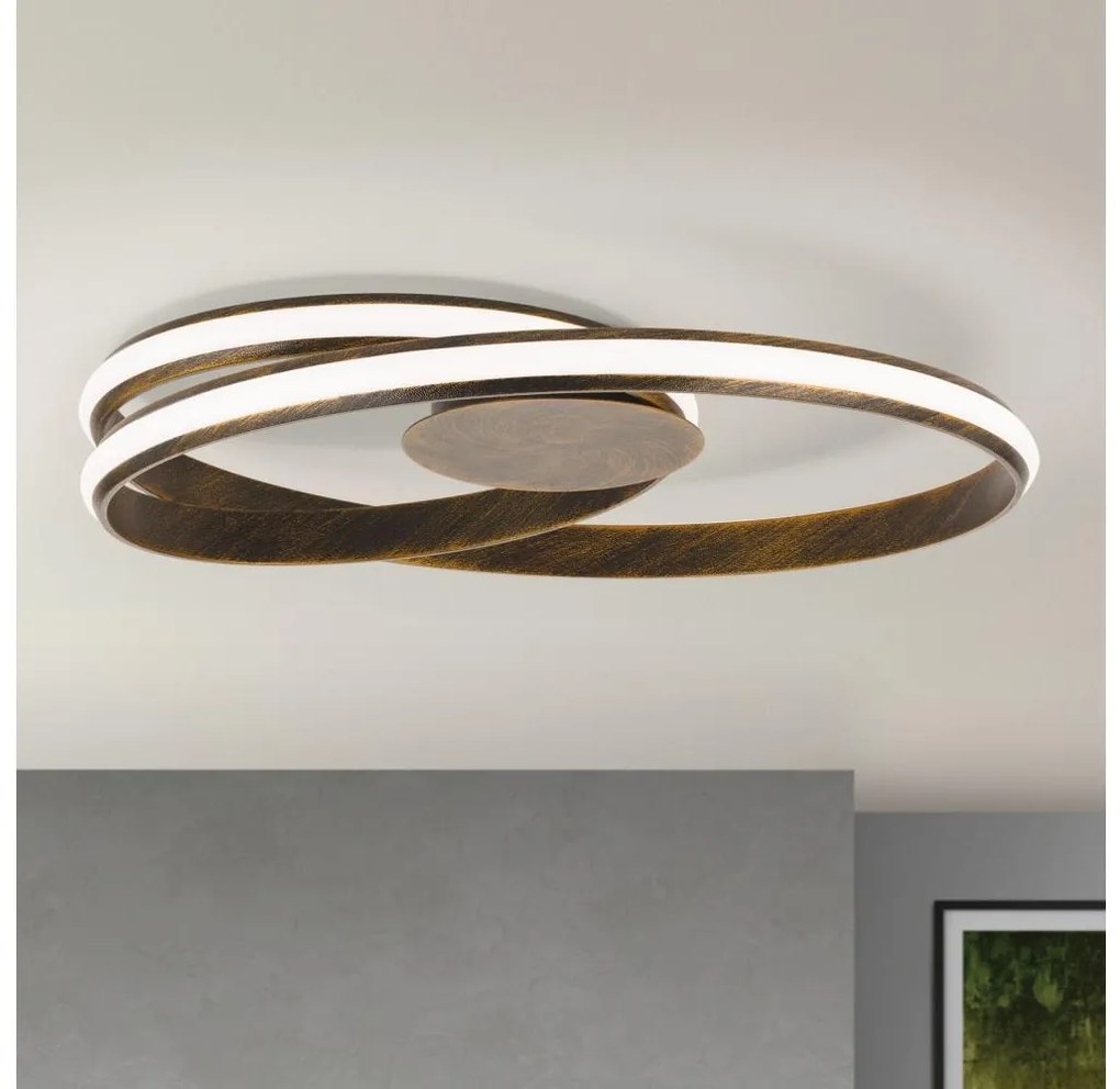 Orion DL 7-638-LED Stmievateľné stropné svietidlo CIRCUS LED/30W/230V hnedá/patina