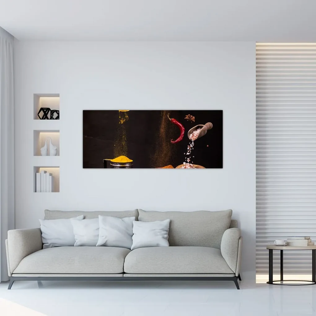 Obraz - Korenie v pohybe (120x50 cm)