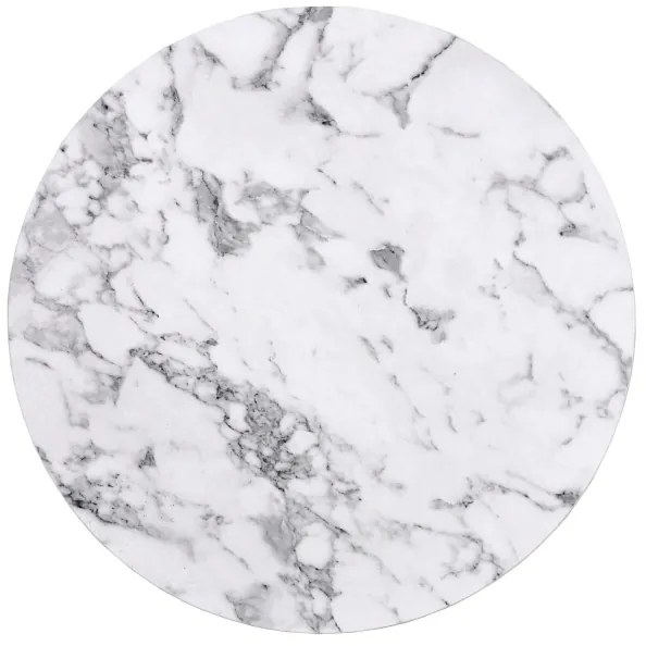 SADA 2x Konferenčný stolík PAOLA pr. 38/60 cm šedá/dekor mramoru