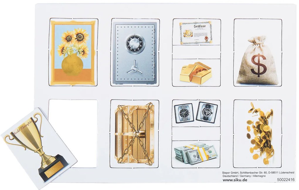 SIKU Super – bezpečnostné auto pre prepravu peňazí a cenností s nálepkami, 1:50