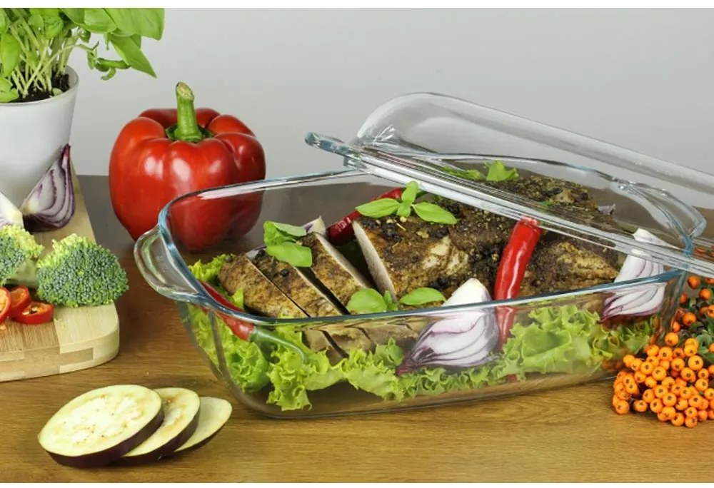 AMBITION žiaruvzdorný pekáč s vekom Excellent, 5,3 l