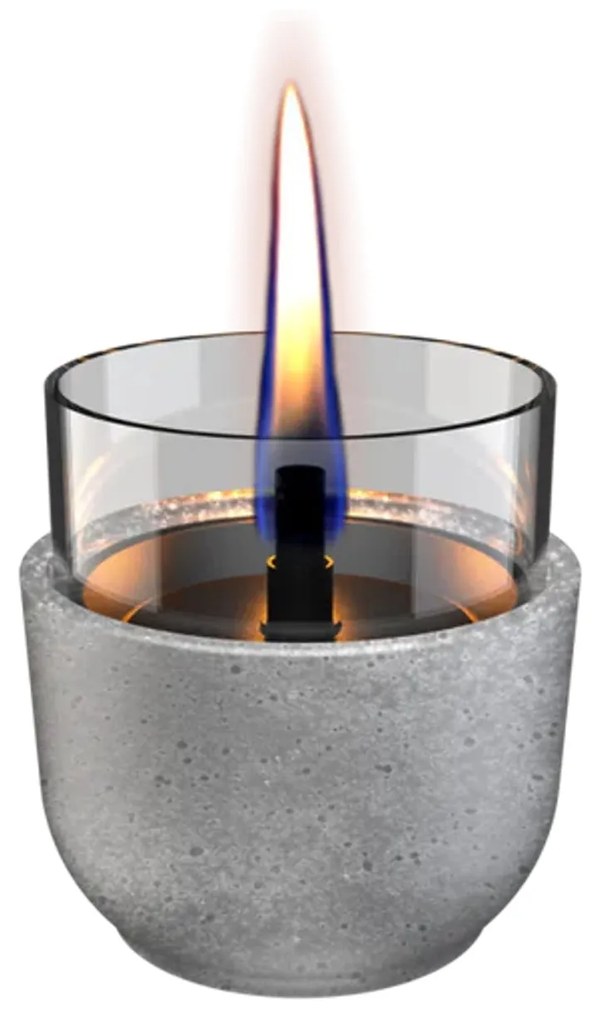 Violet Lava Porcelain svietnik sivý 8 cm