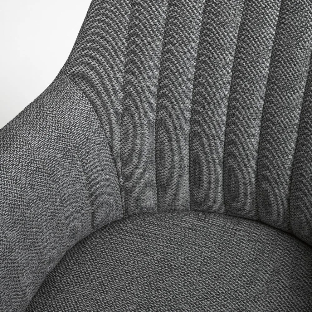 Tmavosivá kancelárska stolička Kave Home Madina