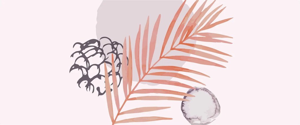 Obraz - Fialový minimalizmus N⁰3 (120x50 cm)