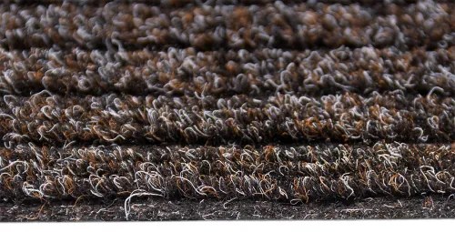 Koberce Breno Čistiaca zóna STEPPER 12, šíře role 200 cm, hnedá, viacfarebná