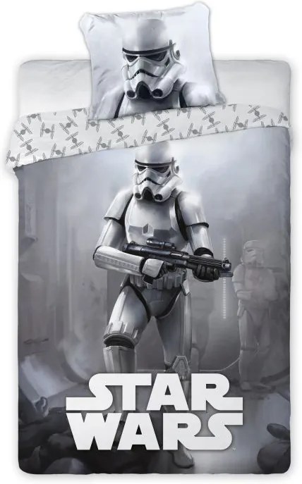 FARO Obliečky Star Wars grey Bavlna, 140/200, 70/90 cm