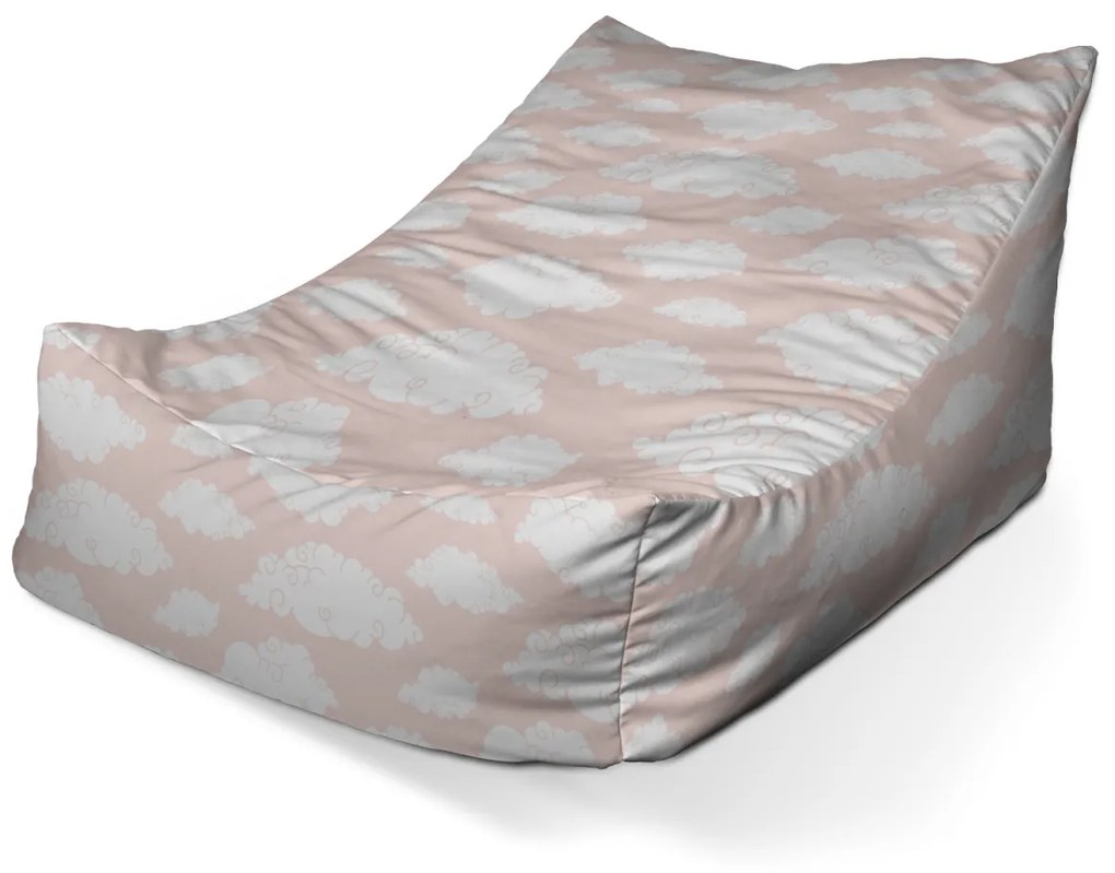 Sablio Sedací vak Lounge Oblaky - 80 x 95 x 50 cm