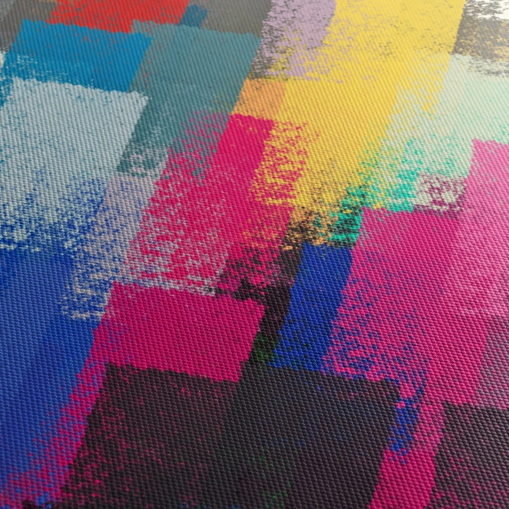 Obraz - Farebné ťahy štetcom (150x105 cm)