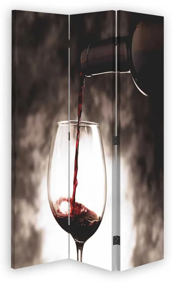 Gario Paraván Čas na pohár vína Rozmery: 110 x 170 cm, Prevedenie: Klasický paraván
