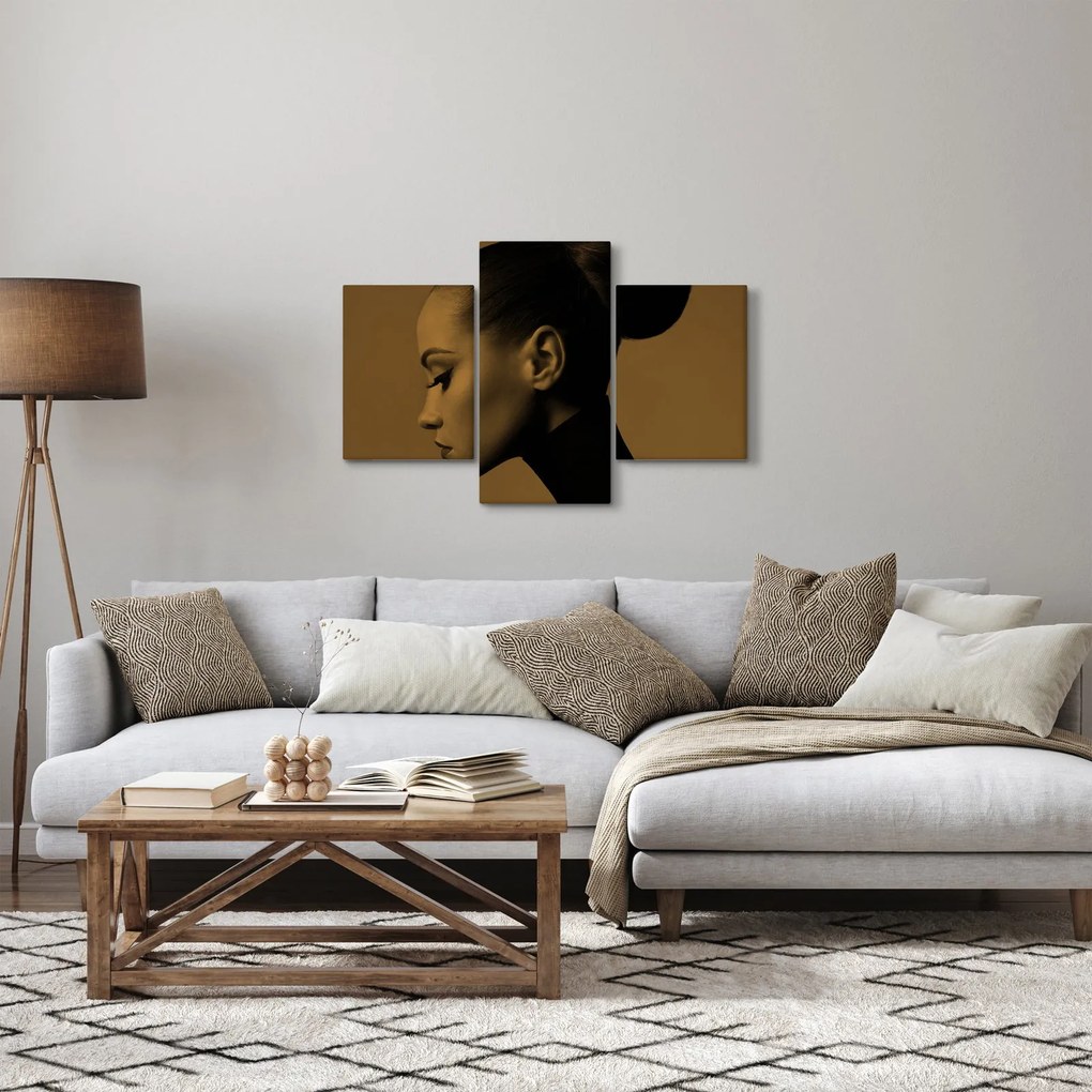 Obraz - Žena z profilu (90x60 cm)