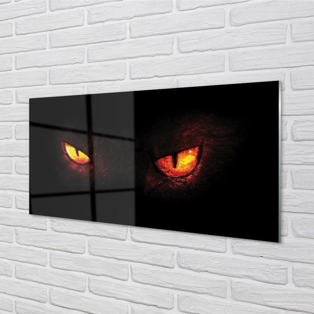 Nástenný panel  svietiace oči 100x50 cm