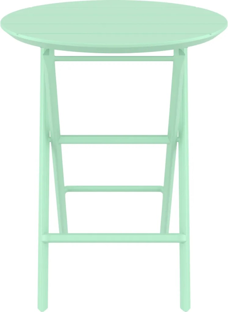 HELEN FOLDING Ø60 sklopný záhradný stôl opaline green