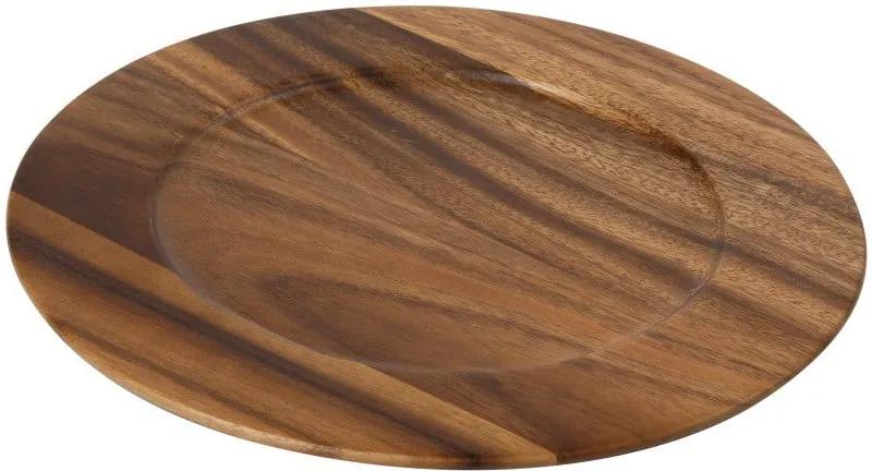Drevená doska z akáciového dreva T&G Woodware Tuscany, ⌀ 30 cm