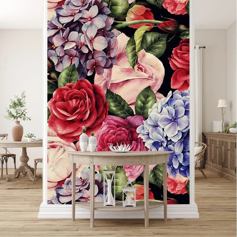 VLADILA Colorful Flowers - tapeta