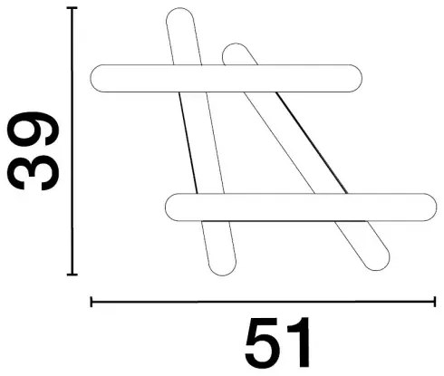 Stropné svietidlo LED so stmievaním Willow 51 biele