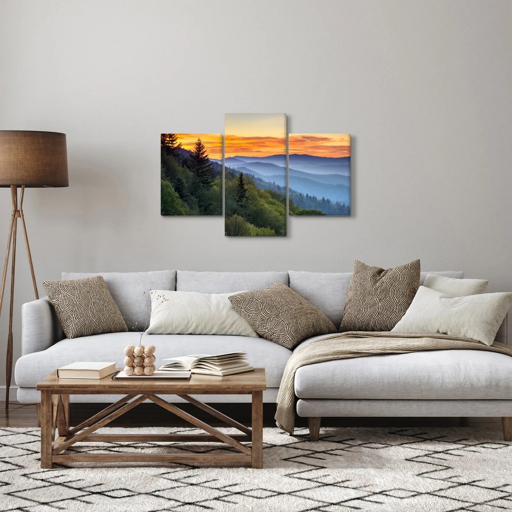 Obraz - Červánky v horách (90x60 cm)